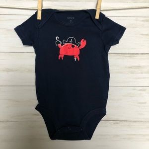 Navy Carter’s onesie